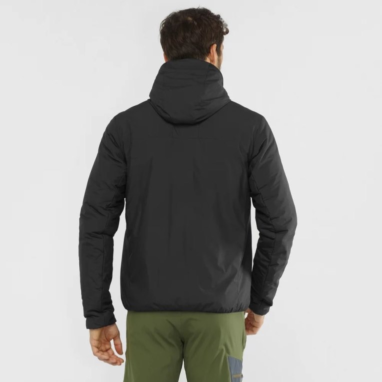 Salomon Outrack Men's Insulated Jackets Black | CA 13T59